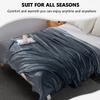 SDNAM Soft Plush Flannel Fleece Blanket, 200 x 230 cm, Color 4# view 2