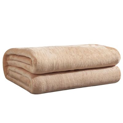 SDNAM Plush Flannel Fleece Blanket, Soft and Warm, 180 x 200 cm, Color 8#