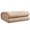 SDNAM Plush Flannel Fleece Blanket, Soft and Warm, 180 x 200 cm, Color 8# view 1