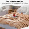 SDNAM Plush Flannel Fleece Blanket, Soft and Warm, 180 x 200 cm, Color 8# view 2