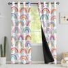 chiinvent Rainbow Blackout Curtains for Kids, 132.1 x 213.4 cm, 2 Panels view 1
