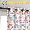 chiinvent Rainbow Blackout Curtains for Kids, 132.1 x 213.4 cm, 2 Panels view 3