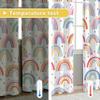 chiinvent Rainbow Blackout Curtains for Kids, 132.1 x 213.4 cm, 2 Panels view 4