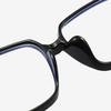 NOVESIXTDAT Oversized Square Reading Glasses, Computer Glasses for Eye Strain, Blue-Light-Blocking Reading Glasses (Color: Transparent, Size: +0.00) view 4