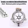 ScreaAss Extra-Small Metal Penile Cage with Urethral Dilator, Double Testicle Rings & Belt Set, Silver, 50 mm view 2