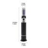 QRONCES Handheld Salinity Refractometer 0 to 100% Salinometer 1.000–1.070 Seawater Salt Concentration Tester for Aquarium view 3