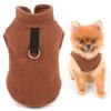 SMALLLEE_LUCKY_STORE Solid Fleece Vest for Puppies view 1