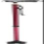 T-Handle Walking Cane, 2-Section Aluminum, Lightweight, Non-Slip, Height-Adjustable, 4-Prong Base