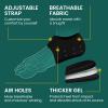 Welnove Heel Protectors for Plantar Fasciitis, Gel Heel Cups for Women and Men, Heel Spurs, Pain Relief, Achilles Tendonitis, Dry Heels (Black, Size S) view 3