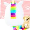 POPETPOP Unicorn Pet Bed, Warm Pet House for Cats and Dogs view 4