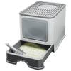 Closed Cat Litter Box for Cats view 2
