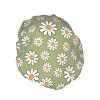 Shower Cap, 1970s Retro Daisy Flower Pattern, Reusable, Elastic, Waterproof view 2