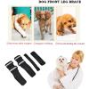 KhUKhu Dog Front Leg Brace with Reflective Strip, 4 Metal Springs, 2-Pack view 2