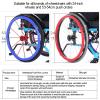 KhUKhu 24-Inch Silicone Wheelchair Push Rim Covers, Non-Slip and Wear-Resistant view 2