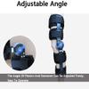 KhUKhu Foldable Knee Brace and Immobilizer, Adjustable for Left or Right Leg, Black view 2