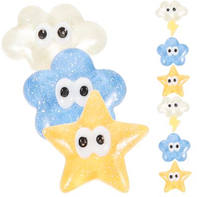 30-Count Resin Charms for Kawaii Nail Art