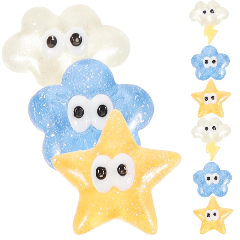 30-Count Resin Charms for Kawaii Nail Art