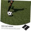 Warmhm Black Breathable Soccer Shin Guard Sleeves for Running and Training view 2