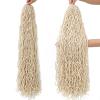 Faux Loc Crochet Hair, Synthetic Goddess Dreadlock Extensions, 24 in, 4-Pack, Color 613 view 2