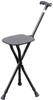 SilteD Crutches, Non-Slip Crutches, Three-Legged Crutches, Stool, Folding Walking Sticks view 1