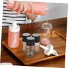 BESTonZON 50-Pack Small Clear Sample Bottles with Screw Caps view 2
