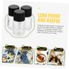 BESTonZON 50-Pack Small Clear Sample Bottles with Screw Caps view 4