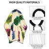 UNIOND Retro Pineapple Haircut Cape, Professional Salon Barber Cape, White, One Size, 140 x 168 cm view 3