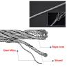 POCHY Flexible Stainless Steel Cable Mesh Balcony Cat Net Stair Protection Net, Anti-Fall and Wear-Resistant (Color: 10 cm Mesh, Size: 0.8 x 15 m/2.6 x 49.2 ft) view 2