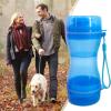 Portable Pet Water Bottle with Food Compartment for Dogs view 3