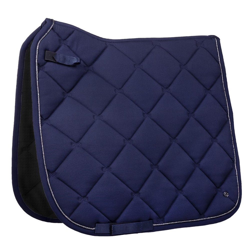 Presteq PerformNow Navy Saddle Pad - Dressage Full/WB