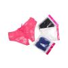 FRINZA Plus-Size Bikini High-Waisted Crotchless Lace Panties, Sheer Open-Crotch Underwear, M–6XL (Rose, 3XL) view 4