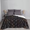 3D Brown Dragon Scale Fleece Throw Blanket, 80 x 60 in view 3