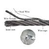 POCHY Window Cat Safety Net 2 x 8 m, Wire-Reinforced Balcony, Stairway and Fall-Protection Net, Wear-Resistant (10 cm Mesh, 2 x 3 m / 6.6 x 9.8 ft) view 3