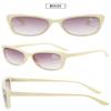VEVESMUNDO Women's Cat-Eye Tinted Sun Reading Glasses with UV Protection, +1.0 to +4.0 (+3.5, 1 pc, Beige) view 3