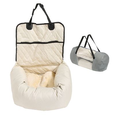 BEIJIALY Dog Car Seat Booster, Portable, Multifunctional, Washable, Safe All-Season Travel Bed for Small Dogs