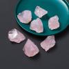 DECORN 10-Piece Natural Raw Rose Quartz Crystals, Irregular 20–30 mm Stones view 2