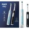 Oral-B Pro Series 1 Electric Toothbrush, 2-Pack, Blue and Black view 1