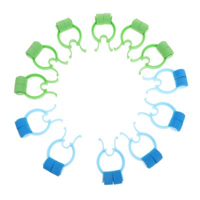 Healeved Nose Clips for Nosebleeds, 36 Pieces, Portable Foam Clamps, Green and Blue