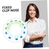 Healeved Nose Clips for Nosebleeds, 36 Pieces, Portable Foam Clamps, Green and Blue view 3
