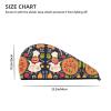 Chef Pizza Coral Fleece Dry Hair Hat view 4