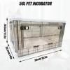 OCAZI Pet Oxygen Box and Nebulizer Enclosure, Foldable Nebulizer Tent for Dogs, Cats, and Small Animals, B-56L view 2
