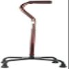Fugnger Adjustable Quad Cane for Men and Women, Lightweight Durable Walking Cane view 1