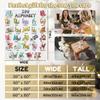 WowPrint Cartoon Animal Letter Fleece Throw Blanket, 127 x 152 cm view 2