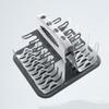 Guangcailun Baby Bottle Drying Rack with Removable Holders and Drip Tray view 3