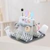 Guangcailun Baby Bottle Drying Rack with Removable Holders and Drip Tray view 4