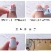 Watercolor Rose False Nail Stickers, Large, 10-Piece Set view 3