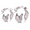 Dog Bandanas with Speckled Chickens, Set of 2 view 1