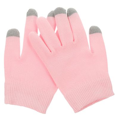 Pink Cotton Gel Moisturizing Gloves, 1 Pair
