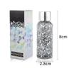 Body Glitter Gel, Chunky Sequins Glitter Liquid Gel, Purple view 2
