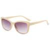 Lanomi Cat-Eye Reading Glasses with Sun Protection, Tinted Lenses, Spring Hinges, UV400, Beige, +3.5 view 1